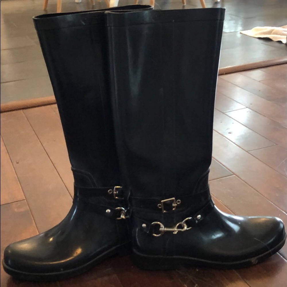 Coach rain boots